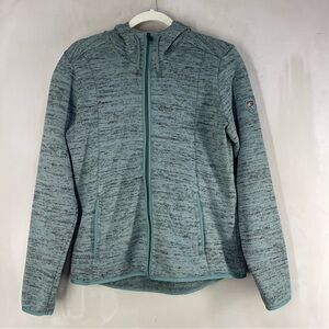 Kuhl Ascendyr Hoody Size Small Mineral Green  Full Zip Fleece Hoodie